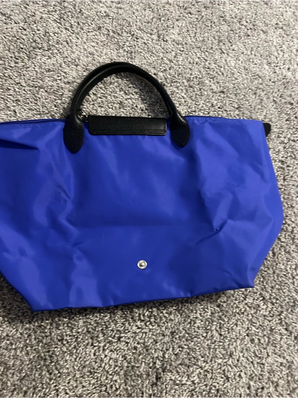 Longchamp Le Pliage Classic Large Tote Bag in Electric Blue - Picture 2 of 3